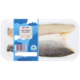Ocado 2 Sea Bass Fillets Skin On  Boneless