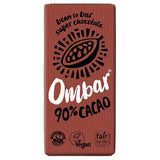 Ombar 90 Cacao Organic Vegan Fair Trade Dark Chocolate
