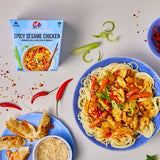 Kitchen Joy Spicy Sesame Chicken Aromatic Chilli with Noodles