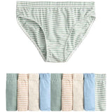 M&S Boys Pure Cotton Stripes & Solids Briefs, 3-4 Years, Multi