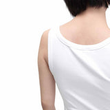 M&S Womens Cotton Rich Ribbed Slim Fit Vest Top, size 8, Soft White