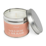 Pintail Candles Wild Rose  Rhubarb Classic Tin Candle
