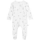 MS Pure Cotton Bunny Sleepsuits 0-3 Months Light Pink