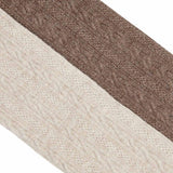 MS Girls Cotton Rich Cable Knit Tights 2 Pack 13-14 Years Neutral