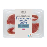 MS 2 British Outdoor Bred Unsmoked Bacon Chops