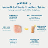 James  Ella Freeze-Dried Raw Chicken Dog Treats