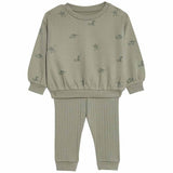 M&S Khaki Leggings Outfit, 12-18 Months, Khaki