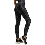 M&S Womens Goodmove High Waisted Gym Leggings, 8, Dark Mix