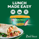 John West No Drain Fridge Pot Tuna Steak with a Little Sunflower Oil 110g