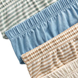 M&S Boys Pure Cotton Stripes & Solids Briefs, 3-4 Years, Multi