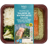 MS Salmon in Watercress Sauce