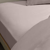 M&S Cotton Rich Fitted Sheet, Super King Size, Mink