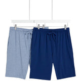 MS Cotton Rich Jersey Shorts Extra Large Blue