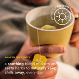 Pukka Organic Lemon GingerManuka Honey Tea x20 Compostable Herbal TeaBags