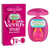 Gillette Venus Snap Extra Smooth Razor On-The-Go Pink