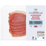 MS British Smoked Bacon Rashers Made Without Nitrates