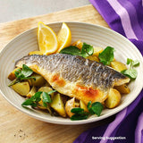 Ocado 2 Sea Bass Fillets Skin On  Boneless