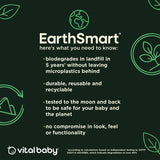 Vital Baby Nourish Store  Wean Pots 60ml 6pk - natural