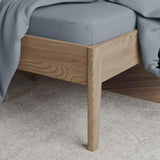 M&S Egyptian Cotton Fitted Sheet, Single (3 ft), Light Wedgewood