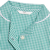 M&S Cotton Gingham School Dress, 3-4 Years, Green