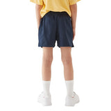 M&S Pure Cotton School Shorts, 5-6 Years, Navy