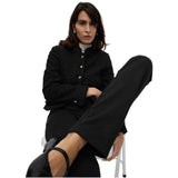 M&S Womens Cotton Rich Joggers, 20, Black