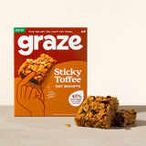 Graze Sticky Toffee Oat Boosts Flapjack Snack