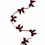 M&S Red Velvet Bow Garland