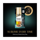 SHEBA Fresh  Fine Cat Pouches with Chicken  Turkey  Duck in Gravy