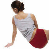 M&S Womens Heavy Absorbency Period Full Briefs, 18, Dark Cranberry