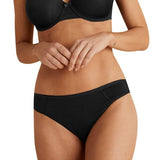 MS Collection Cotton Modal Bikini Knickers Size 14 Black