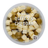 M&S Manzanilla Olives & Cheddar Cheese