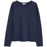 M&S Check Bottoms PJ Set, Large, Navy