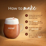 Nescafe Cappuccino Unsweetened Instant Coffee 7 Sachets