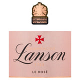 Champagne Lanson Le Rose Label Half Bottle