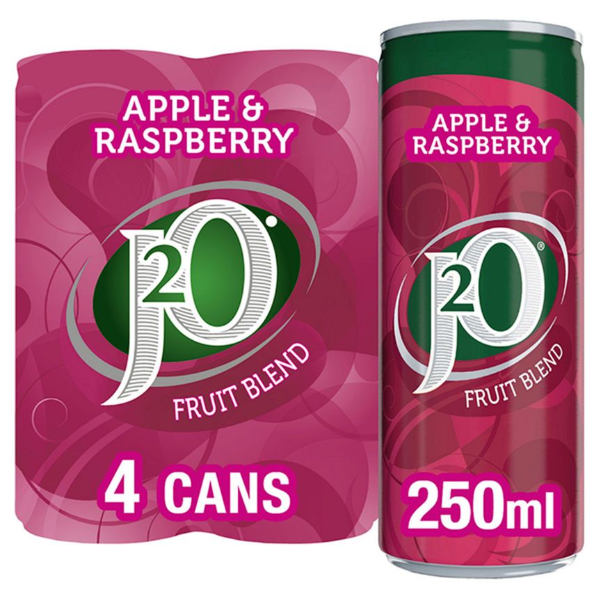 J2O Apple &amp; Raspberry Can