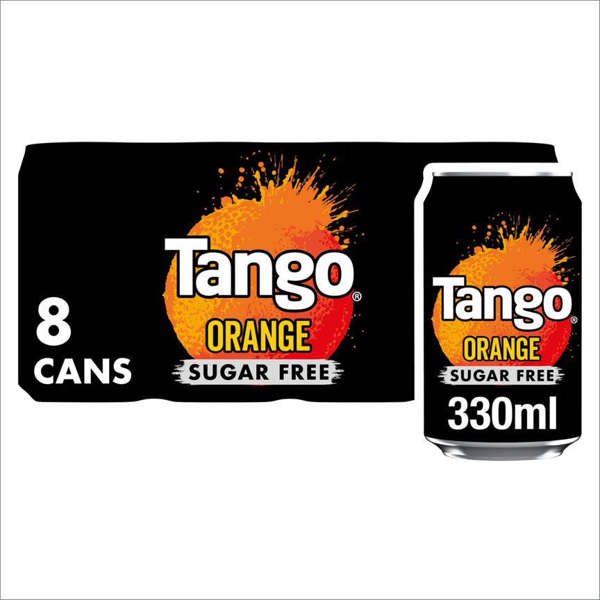 Tango Sugar Free Orange Cans