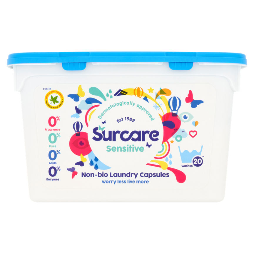 Surcare Surcare Sensitive Non-Bio Laundry Capsules