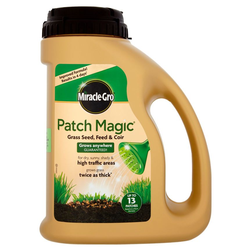 Miracle-Gro Patch Magic Jug Grass Seed, Feed & Coir