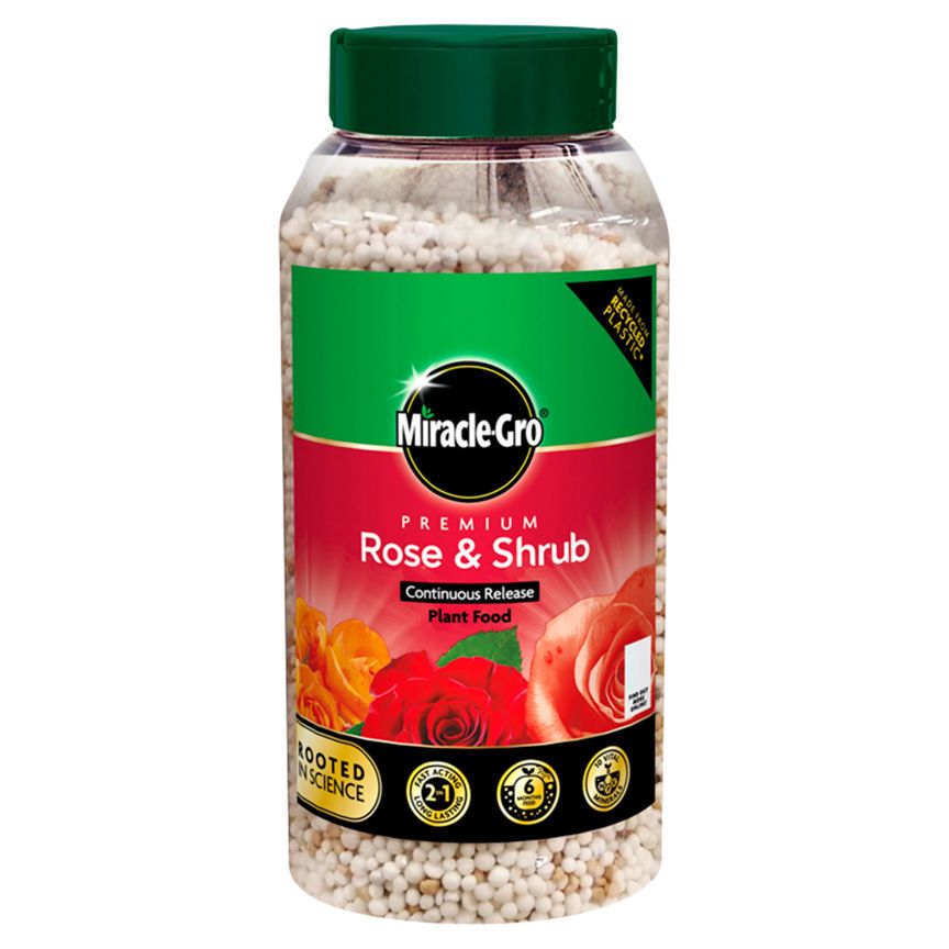 Miracle-Gro Premium Rose & Shrub Continuous Release Plant Food 900g