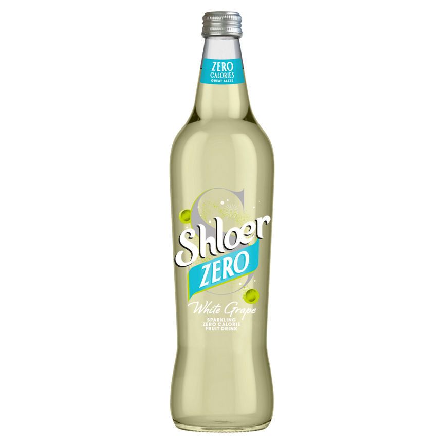 Shloer Zero White Grape Sparkling Zero Calorie Fruit Drink