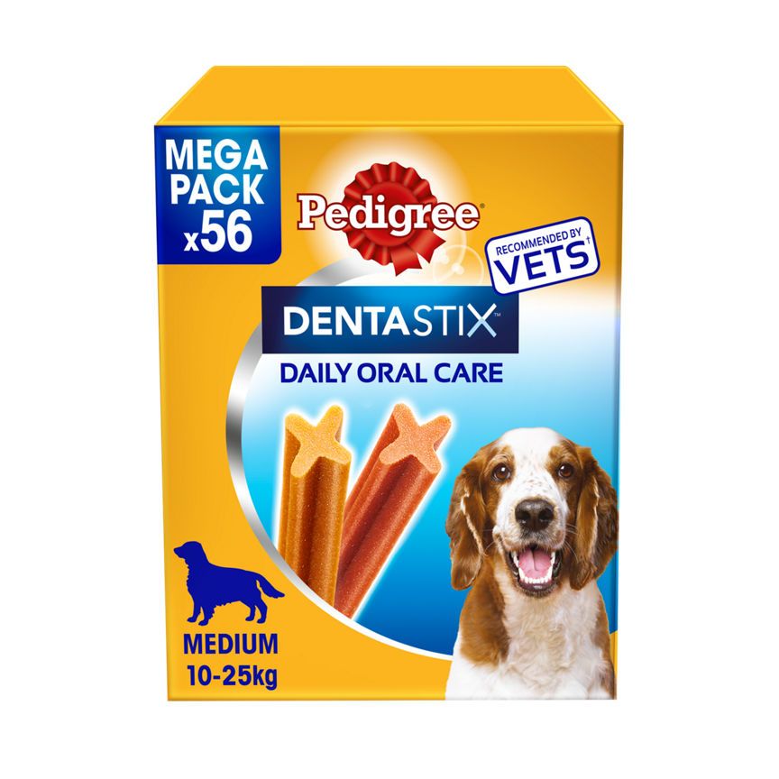 Pedigree Dentastix Daily Adult Medium Dog Treat Dental Chews 56 Pack GOODS ASDA   