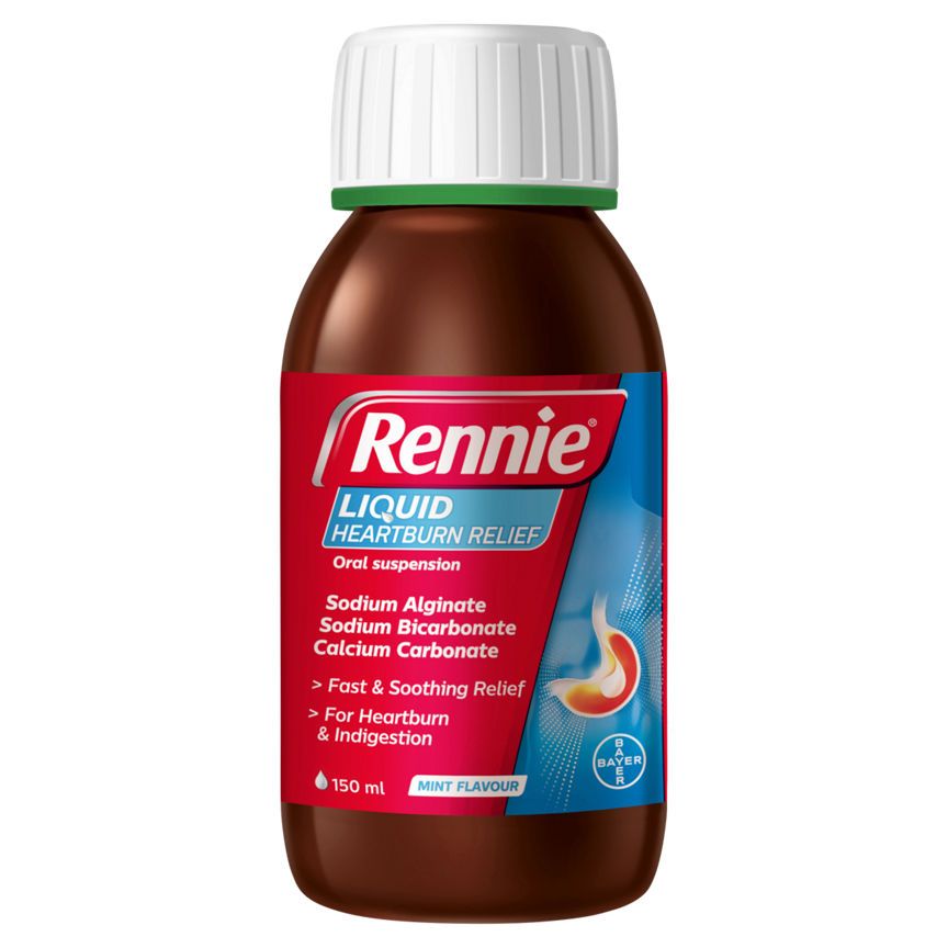 Rennie Liquid Heartburn & Indigestion Relief Peppermint