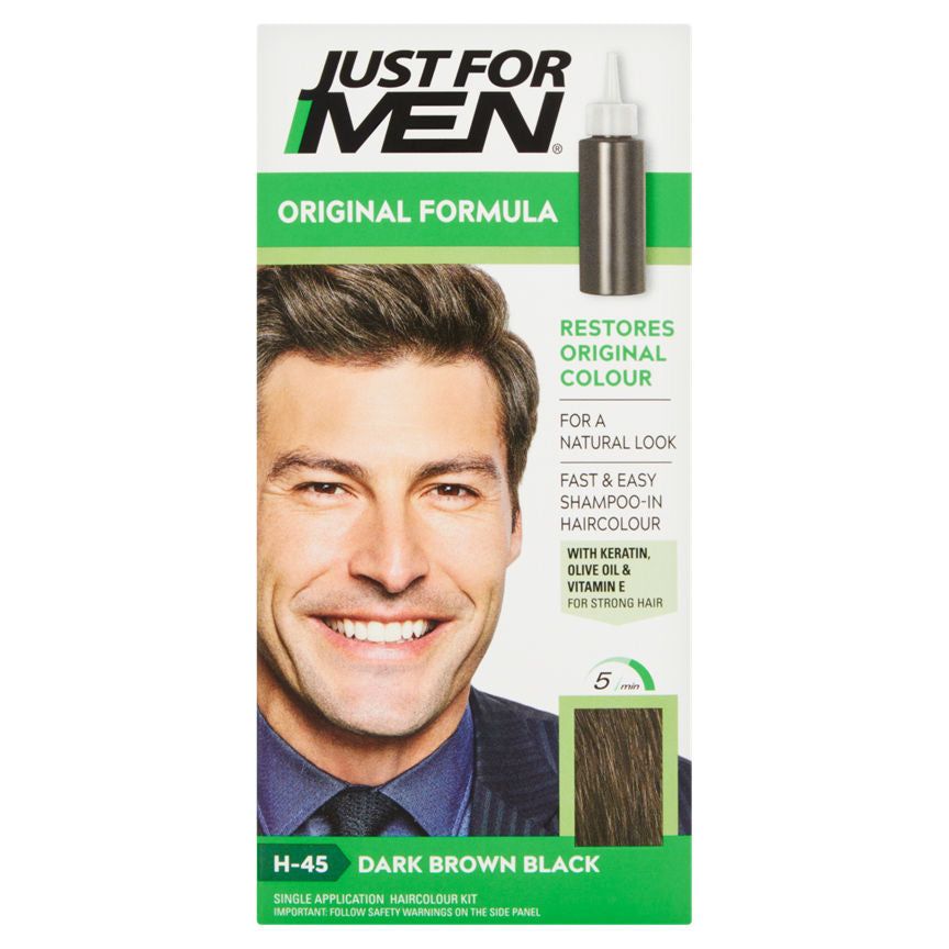 Just For Men Shampoo-In Natural Dark Brown-Black H-45 Haircolour