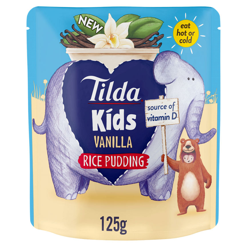 Tilda Kids Vanilla Rice Pudding 125g GOODS ASDA   