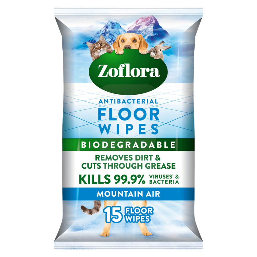 Zoflora 15 Antibacterial Floor Wipes