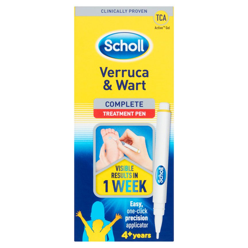 Scholl Verruca & Wart Complete Treatment Pen 4+ Years GOODS ASDA   