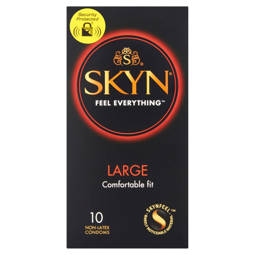 Skyn 10 Non-Latex Condoms Large