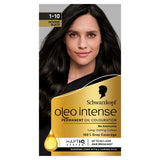 Schwarzkopf Oleo Intense Permanent Oil Colouration 1-10 Intense Black GOODS ASDA   