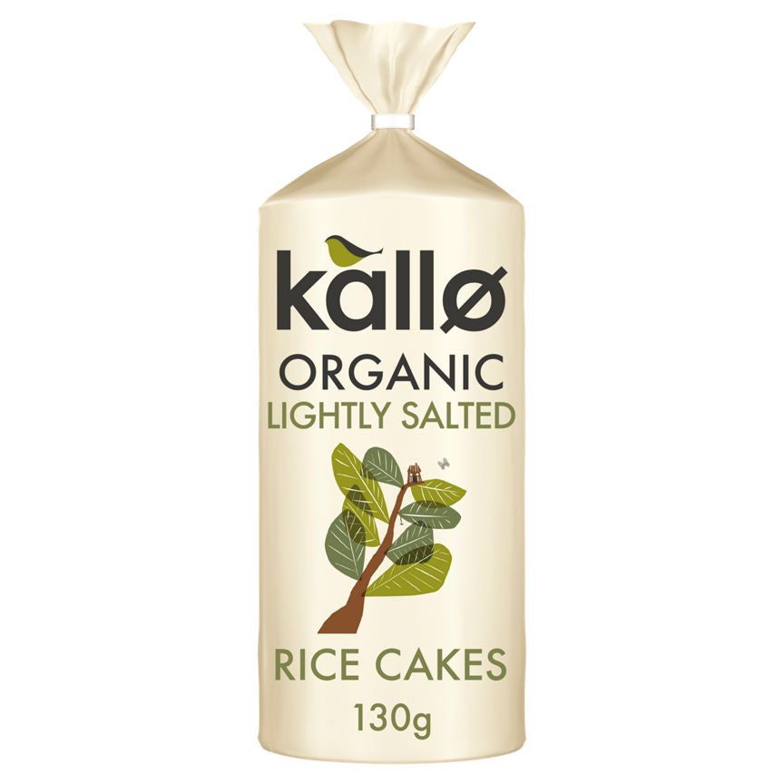 Kallo Organic Lightly Salted Wholegrain Rice Cakes